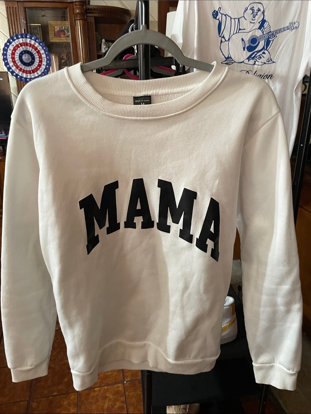 Mama Crewneck Sweatshirt - White
